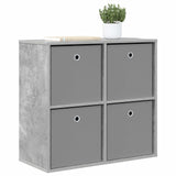Sideboard with Drawer Concrete Grey 68.5 x 32 x 67 cm 8000543