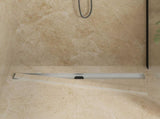Shower Drain 2-in-1 with 360&deg Siphon Silver 100 cm 42015966