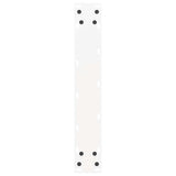 Bar Table Legs U-Shaped 2 pcs White 40x cm Steel 4013217