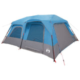 Instant Tent Blue 10-Person 185T Polyester with PU Coating 42017488