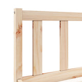 Extra Long Bed Frame without Mattress 90x210 cm Solid Wood Pine 852430