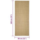 Sisal Rug for Scratching Post 80x200 cm 3203417