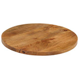 Table Top 40x2.5 cm Round Solid Wood Mango 370070