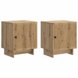 Bedside Cabinet 2 pcs Artisan Oak 43 x 34.5 x 50 cm 893894
