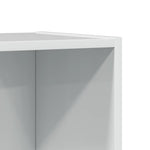 ZNTS Bookcase High Gloss White 40x24x109 cm Engineered Wood 858303