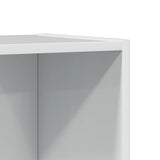 ZNTS Bookcase High Gloss White 40x24x109 cm Engineered Wood 858303