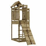 Playhouse with Climbing Wall Impregnated Wood Pine 3156876