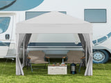 2 x 2 m Garden Pop Up Gazebo, Wedding Party Tent Marquee, Water Resistant Awning Canopy with T3398P310354