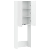 Toilet Cabinet ARNHEM White 66 x 25.5 x 190 cm Engineered Wood 896695
