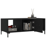 Coffee Table Black 102x50x40 cm Engineered Wood 829301