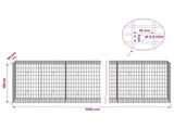 Gabion with 3.5 mm Wire and 5x10 cm Mesh 1100x50x100 cm 3462832