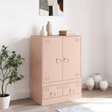 Highboard Pink 67x39x95 cm Steel 841806