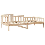 Day Bed with Roof without Mattress 90x200 cm Solid Wood 3282266
