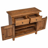 Sideboard Solid Mahogany Wood 75x30x65 cm 244490