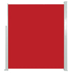 Patio Retractable Side Awning 120x500 cm Red 48391