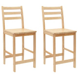 Dining Chairs 2 pcs Natural 40 x 47.5 x 99.5 cm 42020468