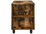Bathroom Vanity Unit Smoked Oak 80 x 35 x 60 cm Engineered Wood 889390