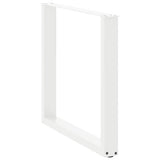 Dining Table Legs U-Shaped 3 pcs White 80x cm Steel 4013205