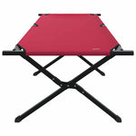 Folding Camping Bed Folding Manual Red Oxford fabric 42003194