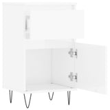 Sideboards 2 pcs High Gloss White 40x35x70 cm Engineered Wood 831153