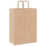 Paper Bags 250 pcs with Handles Brown 32x17x44 cm 4101818