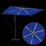 Umbrella Azurblau 294 x 200 x 270 cm Polyester and Aluminium 42003396
