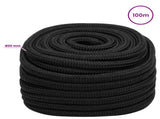 Multipurpose Utility Rope 20 mm 100 m Black PP 2400 kg Max Load 3473100