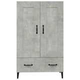 Highboard Concrete Grey 70x31x115 cm Engineered Wood 812577