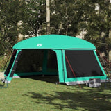 ZNTS Pool Tent with Removable Fly & Mesh Walls Sea Green 670x590 cm 4100632