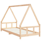 Kids Bed Frame 90x200 cm Solid Wood Pine 834453