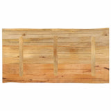 Table Top 110x60x3.8 cm Live Edge Solid Wood Mango 370743
