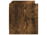 TV Cabinet 130 x 33 x 47 cm Smoked Oak Engineered Wood 8011175