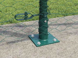 Welded Wire Fence with Concrete Base 100 x 1.2 m 3353594