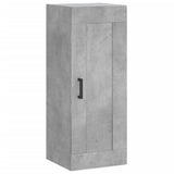 Highboard Concrete Grey 34,5x34x180 cm Engineered Wood 3200453