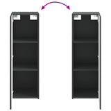 Bathroom Furniture Set 5 pcs Black 33 x 34.5 x 100 cm 3405964