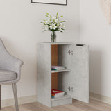 Sideboard Concrete Grey 30x30x70 cm Engineered Wood 811141