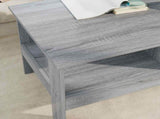 Coffee Table Grey Sonoma 90 x 50 x 45 cm Engineered Wood 8000257
