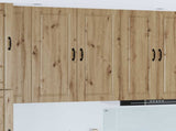 Wall Cabinet PORTO Artisan Oak 40 x 31 x 100 cm Engineered Wood 885474