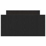 Bed Frame with Headboard Black oak 100 x 200 cm Engineered wood 3329326