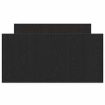 Bed Frame with Headboard Black oak 90 x 190 cm Engineered wood 3329328