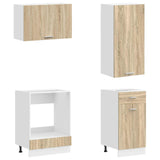 Kitchen Unit LYON 8 pcs Sonoma Oak Engineered Wood 3438205