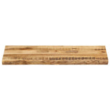 Table Top Live Edge 100x40x2.5 cm Solid Wood Rough Mango 370660