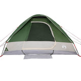 Camping Tent Dome 4-Person Green Waterproof 94777