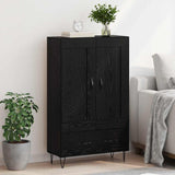 Highboard Black Oak 69.5 x 31 x 115 cm Engineered Wood 882570
