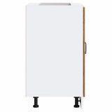 Sink Base Cabinet Kalmar Old Wood 60x46x81.5 cm Engineered Wood 853445