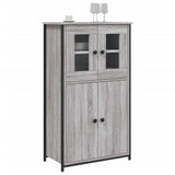 Highboard Grey Sonoma 62x32x106.5 cm Engineered Wood 834208