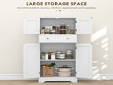 Multi-Storage Freestanding Kitchen Cabinet - White T3398P342968