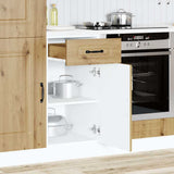 Kitchen Base Cabinet Kalmar Artisan Oak Engineered Wood 853476
