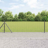 Welded Wire Fence with Concrete Base 25 x 0.6 m 3350952