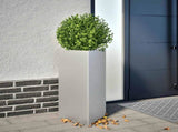 Garden Planter Triangular 40x34.5x75 cm Galvanized Steel 851167